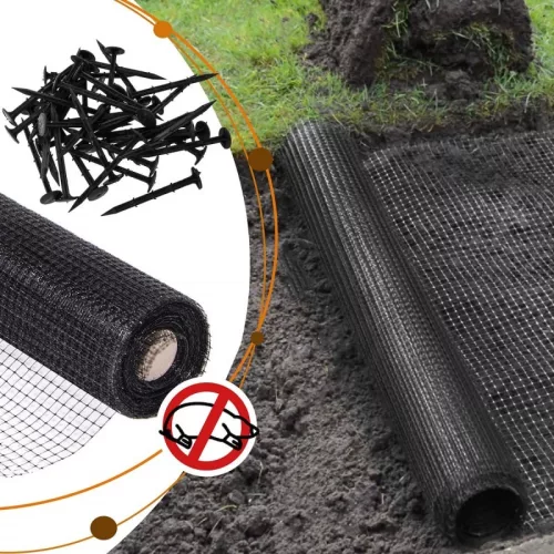 Vakondháló 2mx50m, 30g/m2, fekete