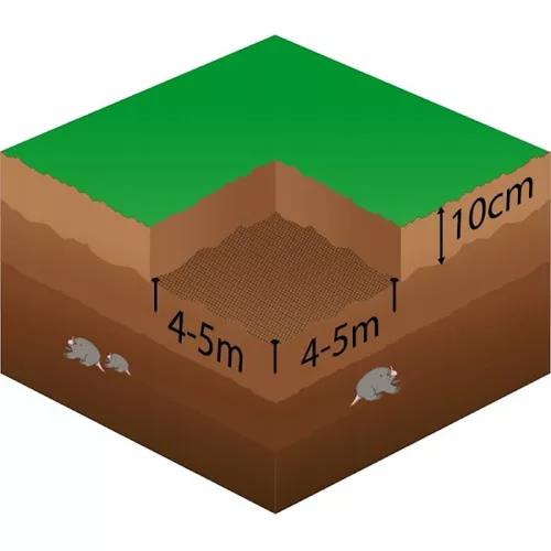 Vakondháló 1m x 100m, 30g/m2, fekete