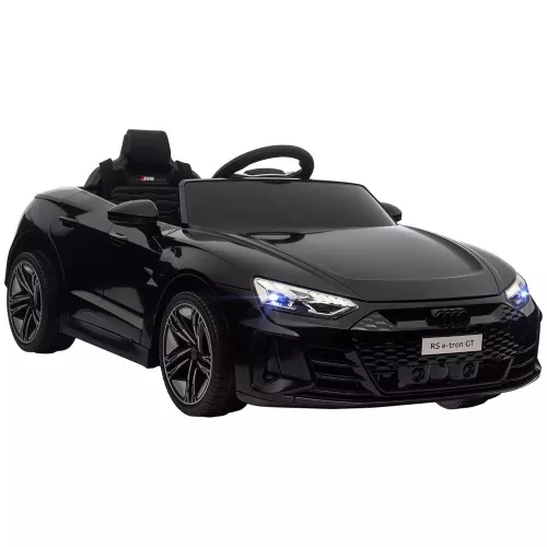 Eredeti AUDI E-TRON GT - elektromos kisautó, fekete