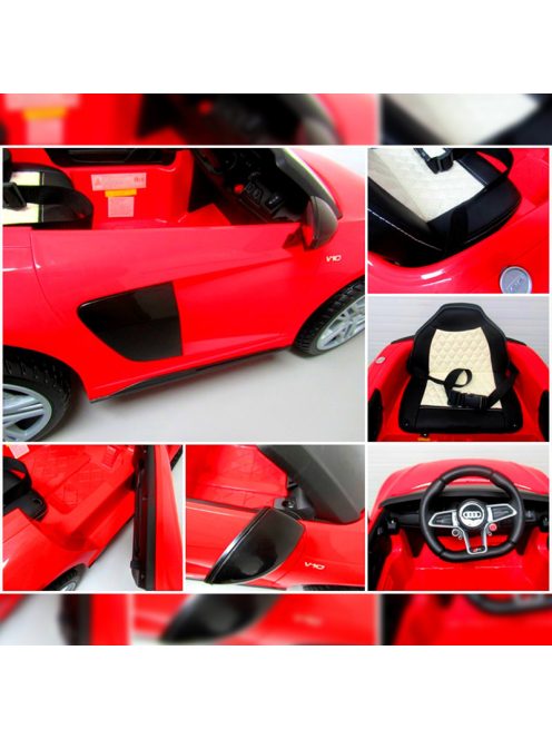 Audi R8 SPORT, Licence elektromos kisautó - piros