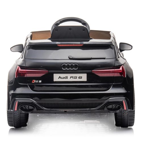 AUDI RS6 GT - elektromos kisautó, eredeti licence, fekete