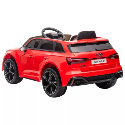 AUDI RS6 GT - elektromos kisautó, eredeti licence, piros