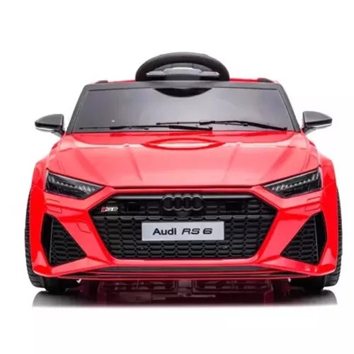 AUDI RS6 GT - elektromos kisautó, eredeti licence, piros