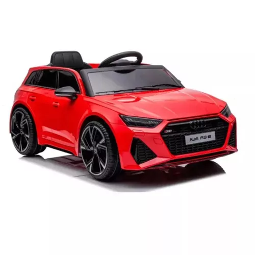 AUDI RS6 GT - elektromos kisautó, eredeti licence, piros