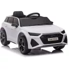 AUDI RS6 GT - elektromos kisautó, eredeti licence, fehér