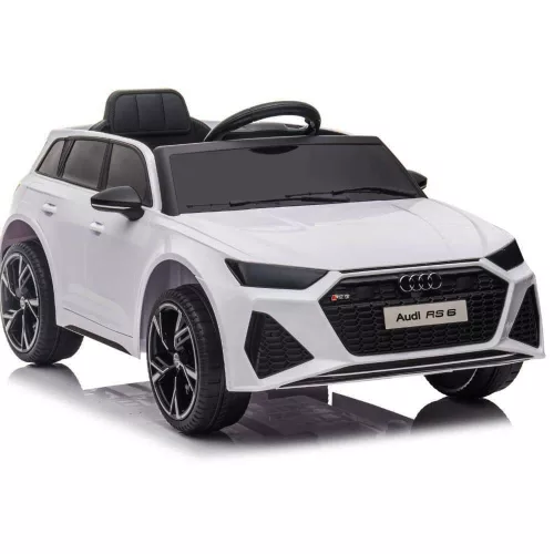 AUDI RS6 GT - elektromos kisautó, eredeti licence, fehér