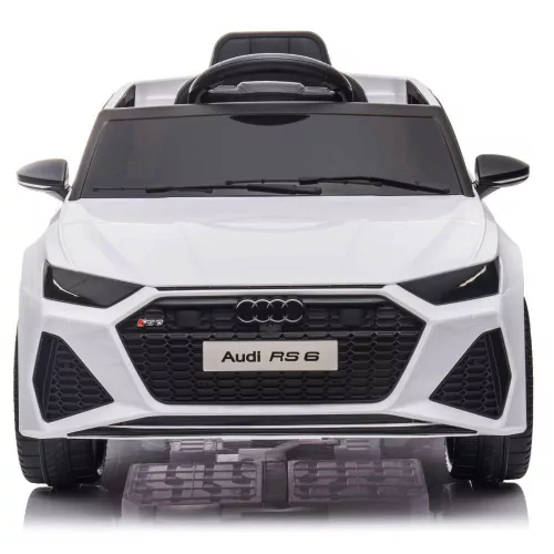 AUDI RS6 GT - elektromos kisautó, eredeti licence, fehér