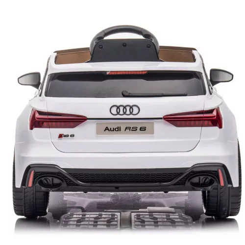 AUDI RS6 GT - elektromos kisautó, eredeti licence, fehér