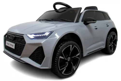 AUDI RS6 GT - elektromos kisautó, eredeti licence, szürke