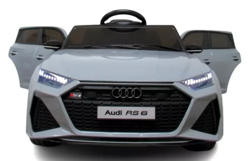 AUDI RS6 GT - elektromos kisautó, eredeti licence, szürke