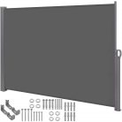 Kihúzható árnyékoló fal, belátásgátló 250X160CM, anracit szürke