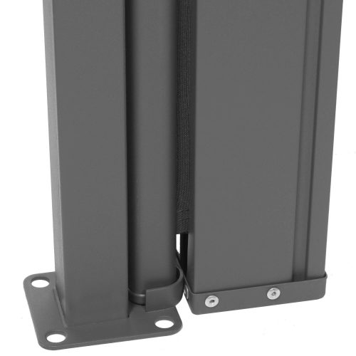 Kihúzható árnyékoló fal, belátásgátló 250X160CM, anracit szürke