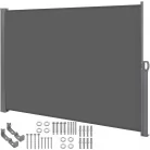 Kihúzható árnyékoló fal, belátásgátló 300X160CM, antracit szürke