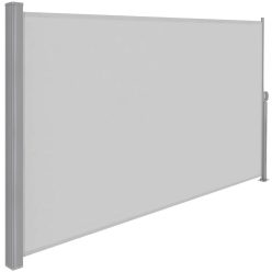   Kihúzható árnyékoló fal, belátásgátló 300X160CM, világos szürke