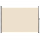 Kihúzható árnyékoló fal, belátásgátló 350X180CM, világos bézs