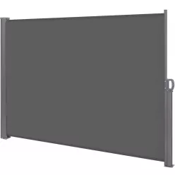   Kihúzható árnyékoló fal, belátásgátló 300X200CM, antracit szürke
