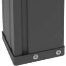 Kihúzható árnyékoló fal, belátásgátló 300X200CM, antracit szürke