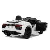 Audi R8 Spyder Licence, elektromos kisautó 12V, fehér