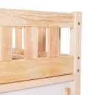 Fiókos (tárolós) faágy natúr (160x80cm )