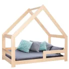 Házikó fagyerekágy 160x80 cm natúr