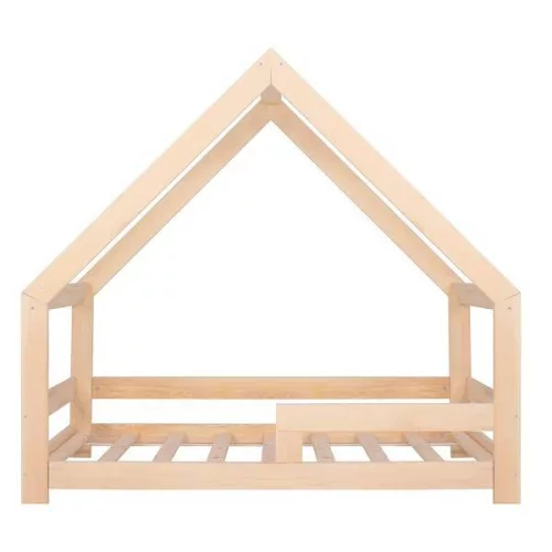 Házikó fagyerekágy 160x80 cm natúr