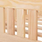 Ágy, házikó formában natúr (160x80cm )