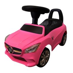   Lábbal hajtható J2 bébitaxi, Mercedes hasonmás - rózsaszín