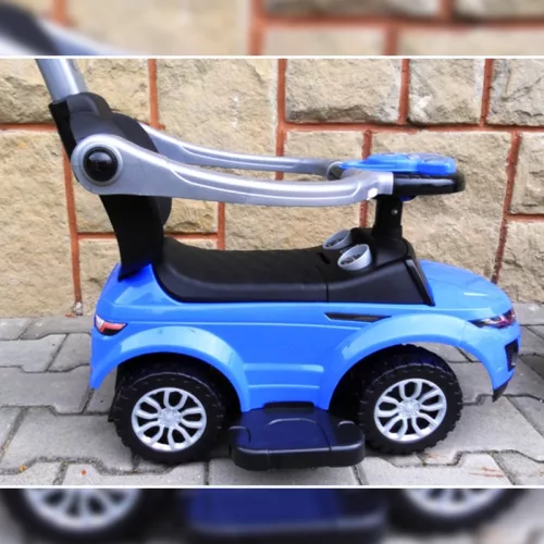 Range Rover hasonmás bébitaxi tolókarral, J4, kék