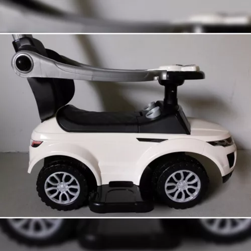Range Rover hasonmás bébitaxi tolókarral, J4, fehér
