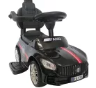 Mercedes AMG hasonmás bébitaxi tolókarral, J7, fekete