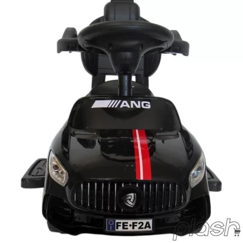 Mercedes AMG hasonmás bébitaxi tolókarral, J7, fekete