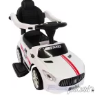 Mercedes AMG hasonmás bébitaxi tolókarral, J7, fehér