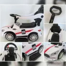 Mercedes AMG hasonmás bébitaxi tolókarral, J7, fehér