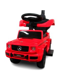 Mercedes AMG G 63 bébitaxi, tolókarral, piros