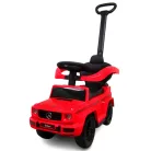 Mercedes AMG G350 bébitaxi, tolókarral, piros
