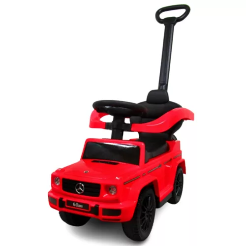 Mercedes AMG G350 bébitaxi, tolókarral, piros