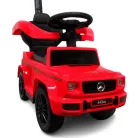 Mercedes AMG G350 bébitaxi, tolókarral, piros