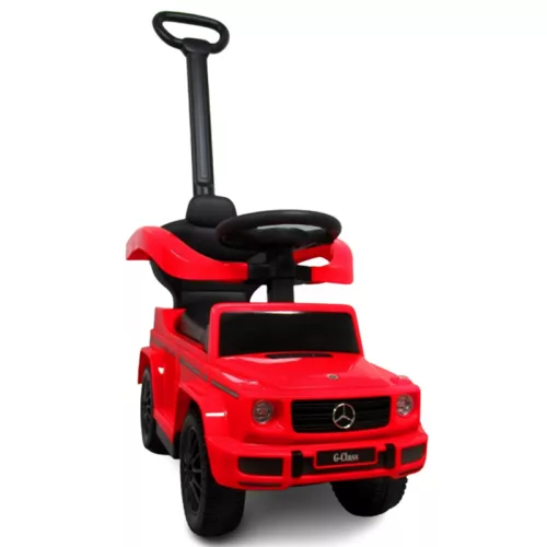 Mercedes AMG G350 bébitaxi, tolókarral, piros