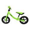 Futóbicikli EVA hab kerékkel, lábbal hajtható bicikli - zöld