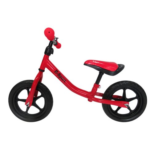 Futóbicikli EVA hab kerékkel, lábbal hajtható bicikli - piros