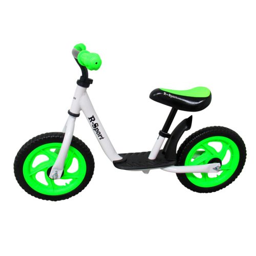 Futóbicikli, lábbal hajtható bicikli - fehér-zöld