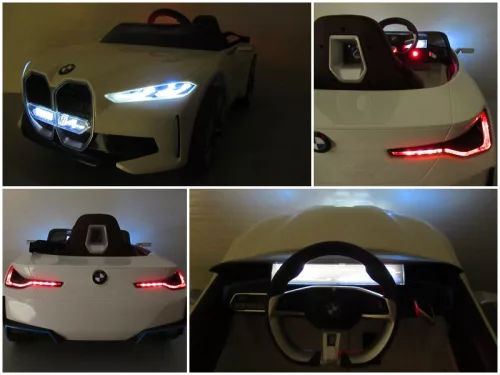 BMW i4 elektromos kisautó - fehér