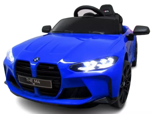 BMW M4 - elektromos kisautó - kék