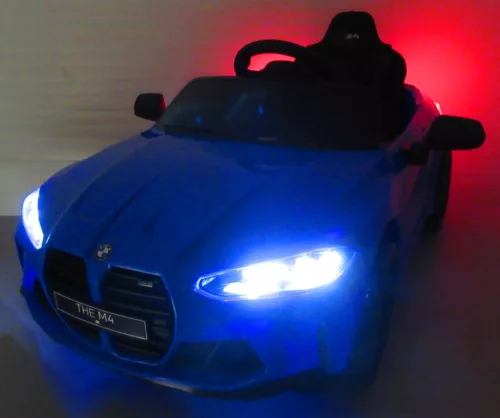 BMW M4 - elektromos kisautó - kék