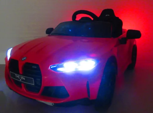BMW M4 - elektromos kisautó - piros