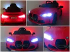 BMW M4 - elektromos kisautó - piros