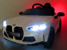 BMW M4 - elektromos kisautó - fehér