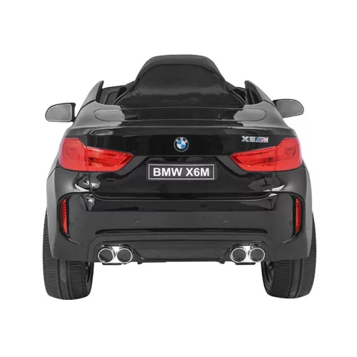 BMW X6 M licence, elektromos kisautó - fekete