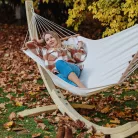 Prémium függőágy, Breve, állvánnyal, pamut fekvőfelület