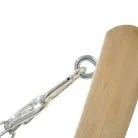 Prémium fa függőágy állvány, BREVE, natúr